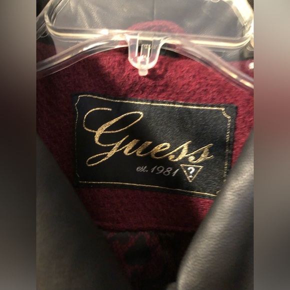 New GUESS coat women’s Large (8-10) long coat - Picture 6 of 10